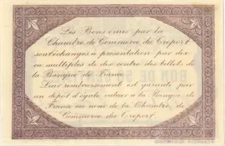 Seine-Maritime, Department of 50 Centimes, 1920 reverse