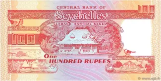 Seychelles 100 Rupees, 1989 reverse