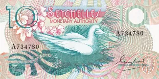 Seychelles 10 Rupees, 1979 image