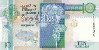 Seychelles 10 Rupees, 1998 image