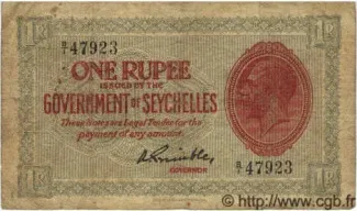 Seychelles 1 Rupee - George V, 1936 image