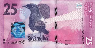 Seychelles 25 Rupees, 2016 image
