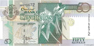 Seychelles 50 Rupees, 1998 image
