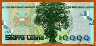 Sierra Leone 10.000 Leones, 2004-2007 reverse