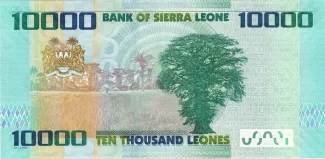 Sierra Leone 10.000 Leones, 2010-2021 reverse