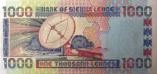 Sierra Leone 1.000 Leones, 2002-2006 reverse