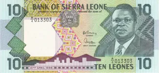 Sierra Leone 10 Leones, 1988 image