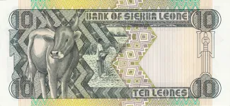 Sierra Leone 10 Leones, 1988 reverse