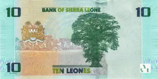 Sierra Leone 10 Leones, 2022 reverse