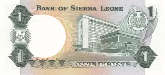Sierra Leone 1 Leone, 1974-1984 reverse