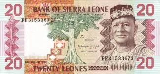 Sierra Leone 20 Leones, 1984 image