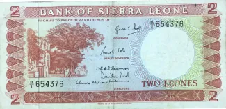 Sierra Leone 2 Leones, 1970 image
