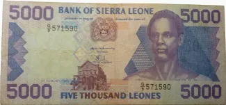Sierra Leone 5.000 Leones, 1998 image