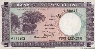 Sierra Leone 5 Leones, 1964 image