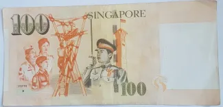 Singapore 100 Dollars, 2009-2023 reverse