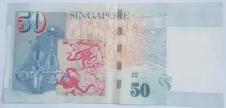 Singapore 50 Dollars, 2005-2024 reverse