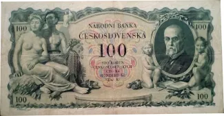 Slovakia 100 Korun, 1931 reverse