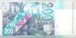 Slovakia 200 Korun, 1995 reverse