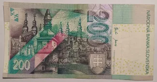 Slovakia 200 Korun, 1999-2006 reverse