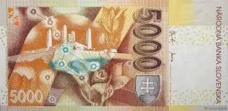 Slovakia 5.000 Korun, 1999-2003 reverse