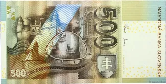 Slovakia 500 Korun, 2000-2006 reverse