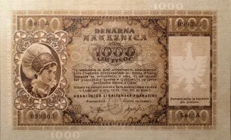 Slovenia 1.000 Lira, 1944 image