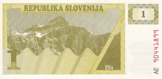 Slovenia 1 Tolar, 1990 image