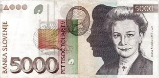 Slovenia 5.000 Tolarjev, 1993 image