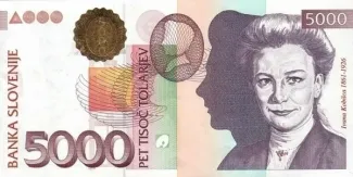Slovenia 5.000 Tolarjev, 2000 image