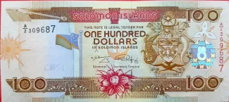 Solomon Islands 100 Dollars, 2009 image
