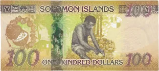 Solomon Islands 100 Dollars, 2015-2023 reverse