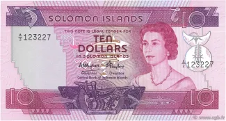 Solomon Islands 10 Dollars - Elizabeth II, 1984 image