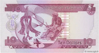 Solomon Islands 10 Dollars - Elizabeth II, 1984 reverse