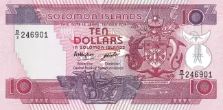 Solomon Islands 10 Dollars, 1986 image