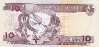 Solomon Islands 10 Dollars, 2006-2010 reverse