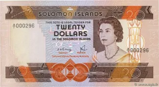 Solomon Islands 20 Dollars - Elizabeth II, 1981 image