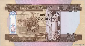 Solomon Islands 20 Dollars - Elizabeth II, 1981 reverse