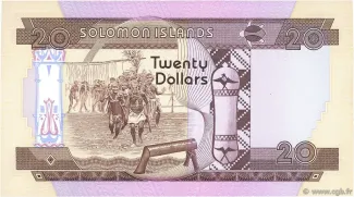 Solomon Islands 20 Dollars - Elizabeth II, 1984 reverse