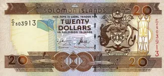 Solomon Islands 20 Dollars, 1996 image