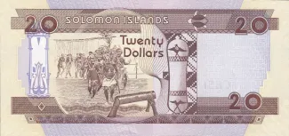 Solomon Islands 20 Dollars, 2004-2011 reverse