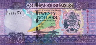 Solomon Islands 20 Dollars, 2021 image