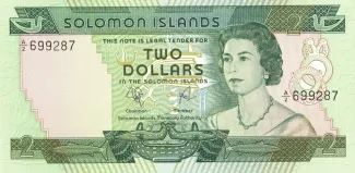Solomon Islands 2 Dollars - Elizabeth II, 1977 image
