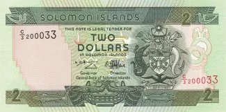 Solomon Islands 2 Dollars, 1997 image