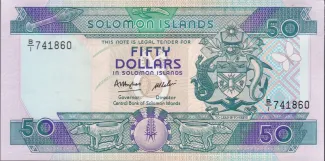 Solomon Islands 50 Dollars, 1986 image