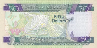 Solomon Islands 50 Dollars, 1996 reverse