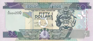 Solomon Islands 50 Dollars, 2001 image