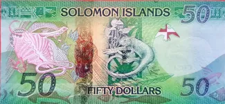 Solomon Islands 50 Dollars, 2013-2017 reverse