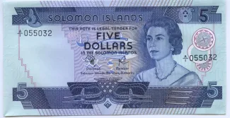 Solomon Islands 5 Dollars - Elizabeth II, 1979 image