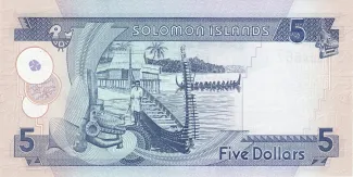 Solomon Islands 5 Dollars, 2004-2018 reverse