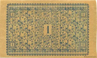 Somme, Department of 1 Franc, 1914 reverse